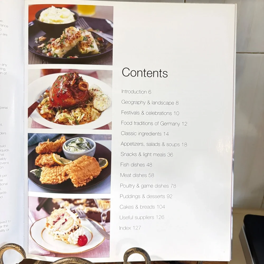 The Food & Cooking of Germany Mirko Trenkner Cookbook 60 Recipes Hardcover